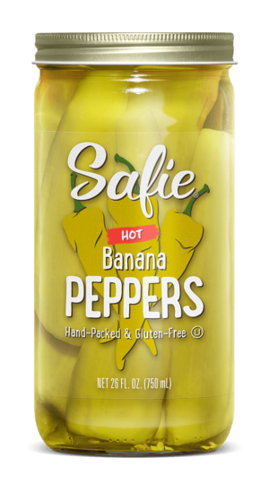 Safie Hot Banana Peppers 26 FL OZ