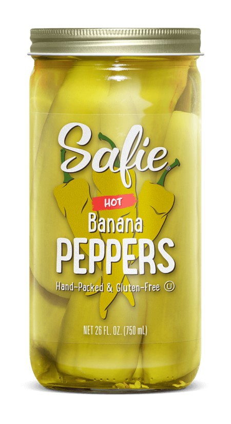 Safie Hot Banana Peppers 26 FL OZ