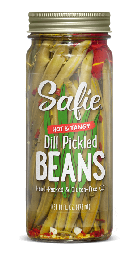 Safie Hot & Tangy Dill Pickled Beans 16 FL OZ