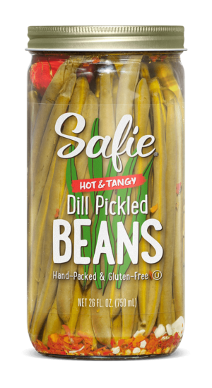 Safie Hot & Tangy Dill Pickled Beans 26 FL OZ
