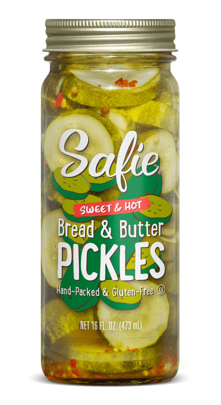 Safie Sweet & Hot Bread & Butter Pickles 16 FL OZ