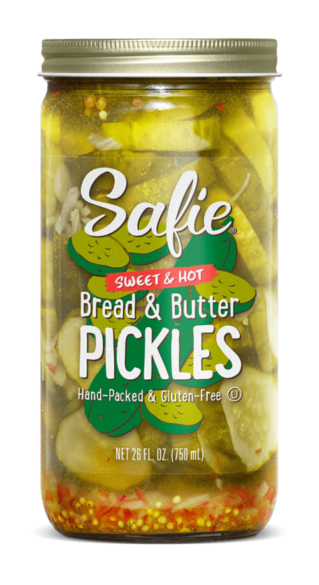 Safie Sweet & Hot Bread & Butter Pickles 26 FL OZ