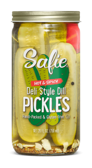 Safie Hot & Spicy Deli Style Dill Pickles 26 FL OZ