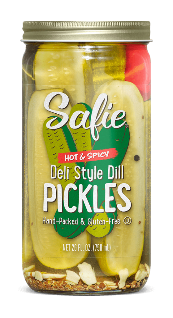 Hot & Spicy Deli Style Dill Pickles Safie FoodsSafie Foods