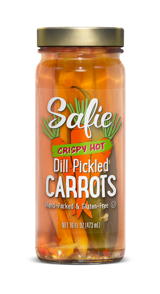 Crispy Hot Pickled Carrots - Safie FoodsSafie Foods
